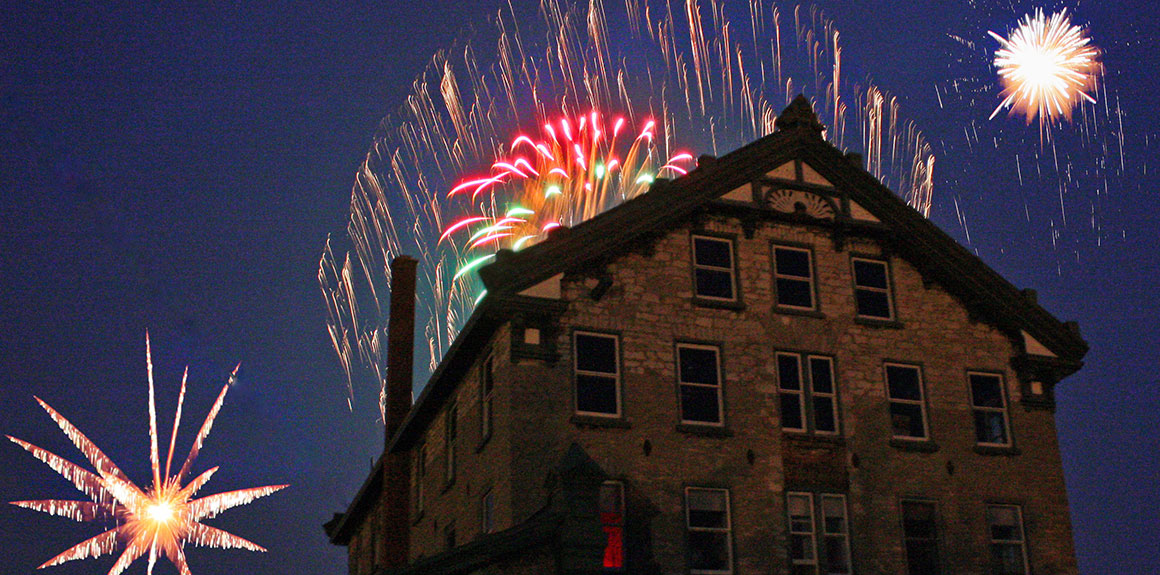 Cape Vincent New York located in the Thousand Islands Region along the St. Lawrence River and