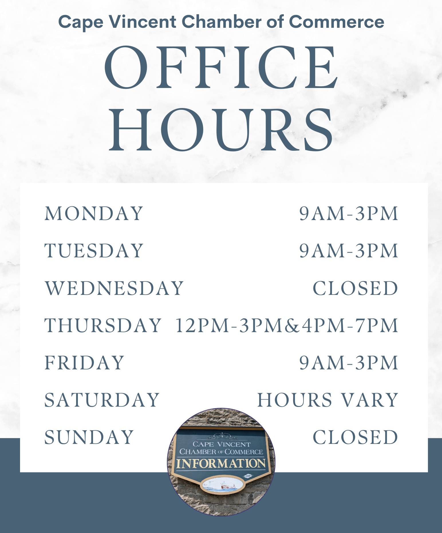 Contact The Chamber Cape Vincent Chamber of Commerce