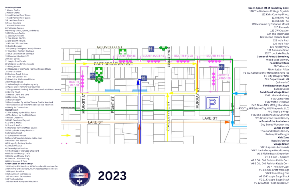 2023 Annual French Festival Cape Vincent Chamber of Commerce